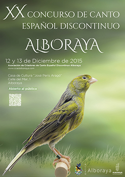 XX Concurso de Canto Español Discontinuo Alboraya 2015 -2016